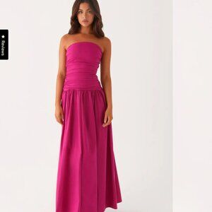 Peppermayo Exclusive - Carmel Maxi Dress - Fuchsia